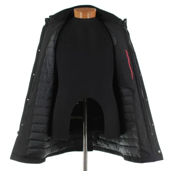 Cardinal of Canada NWT Polyester Blend Down Coat Size Small US In Solid Black